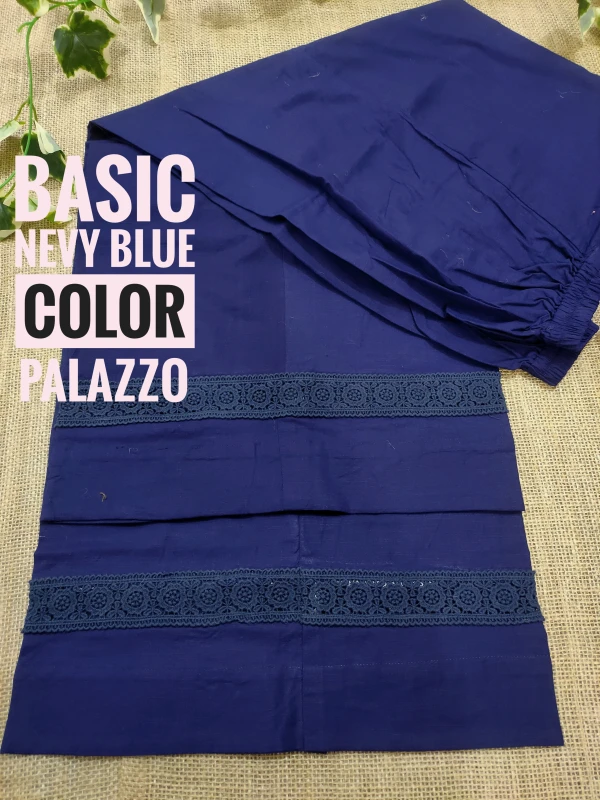 Navy Blue Maternity Palazzo