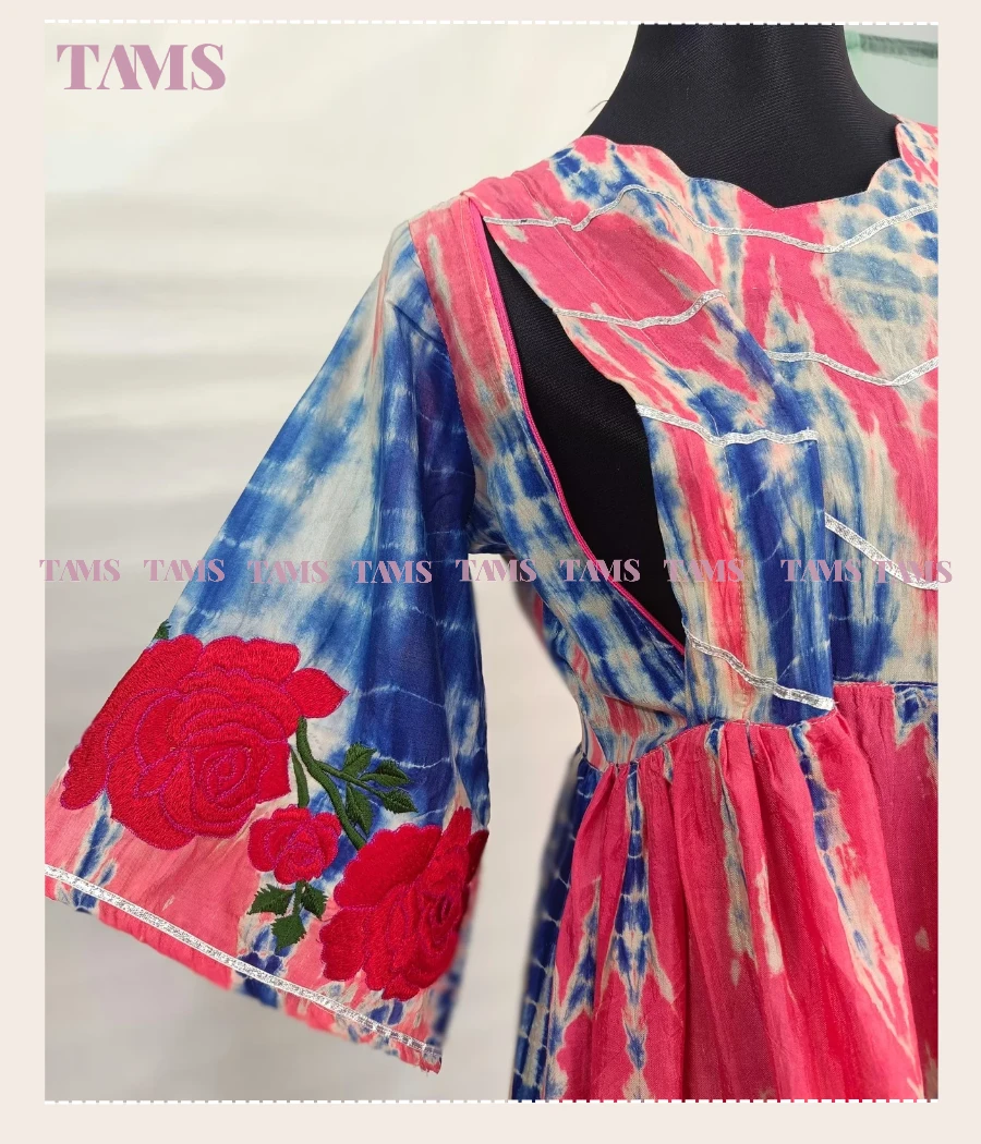 Rosey Pink Blue